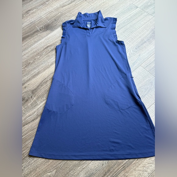 Gottex Navy Blue Sleeveless Dress - Picture 1 of 10